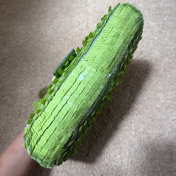 SOLD Fendi Baguette Green Sequins - Picture 10 of 16